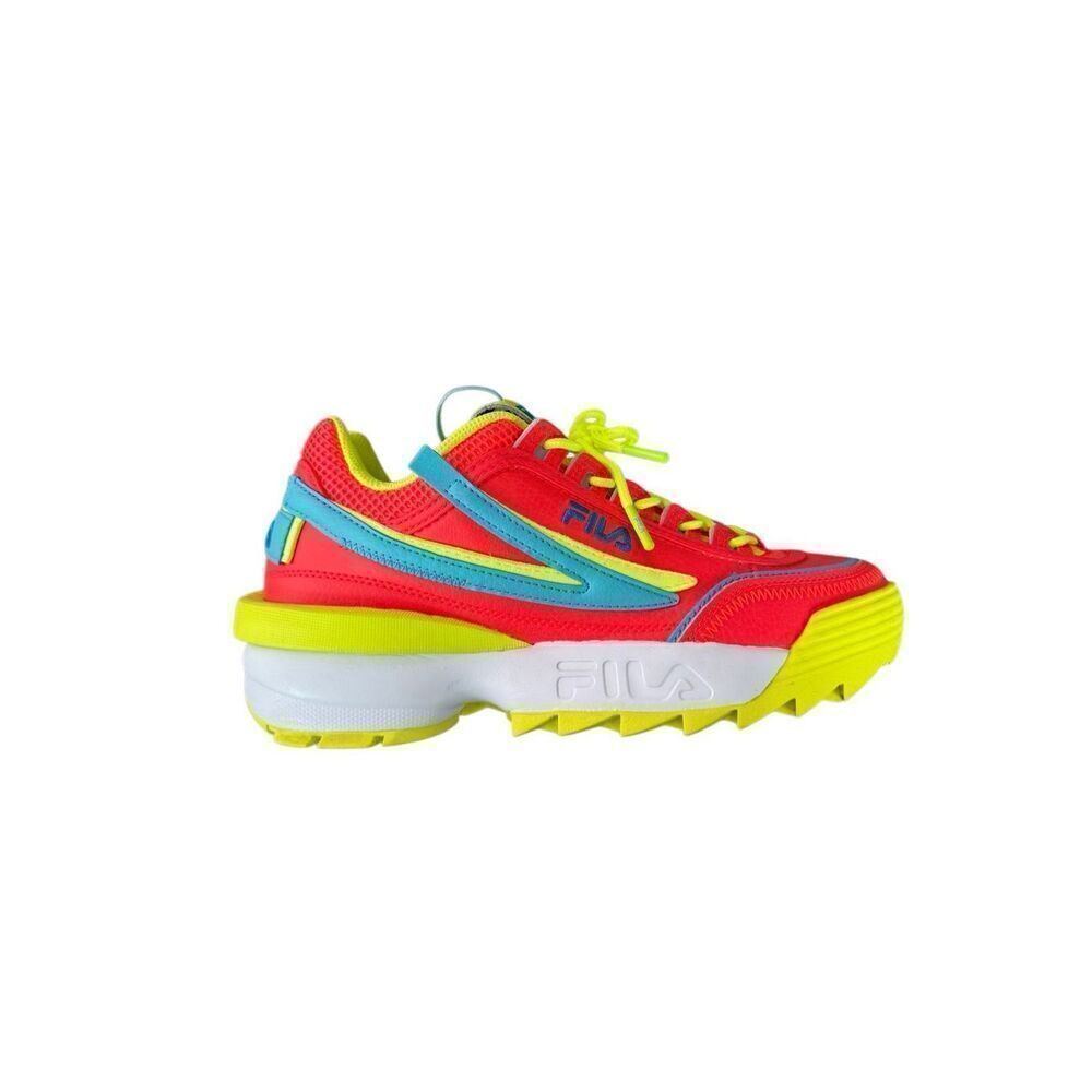 Fila Womens Multicolor Disruptor 2 EXP Mixed Media Sneaker Shoes Size 9.5